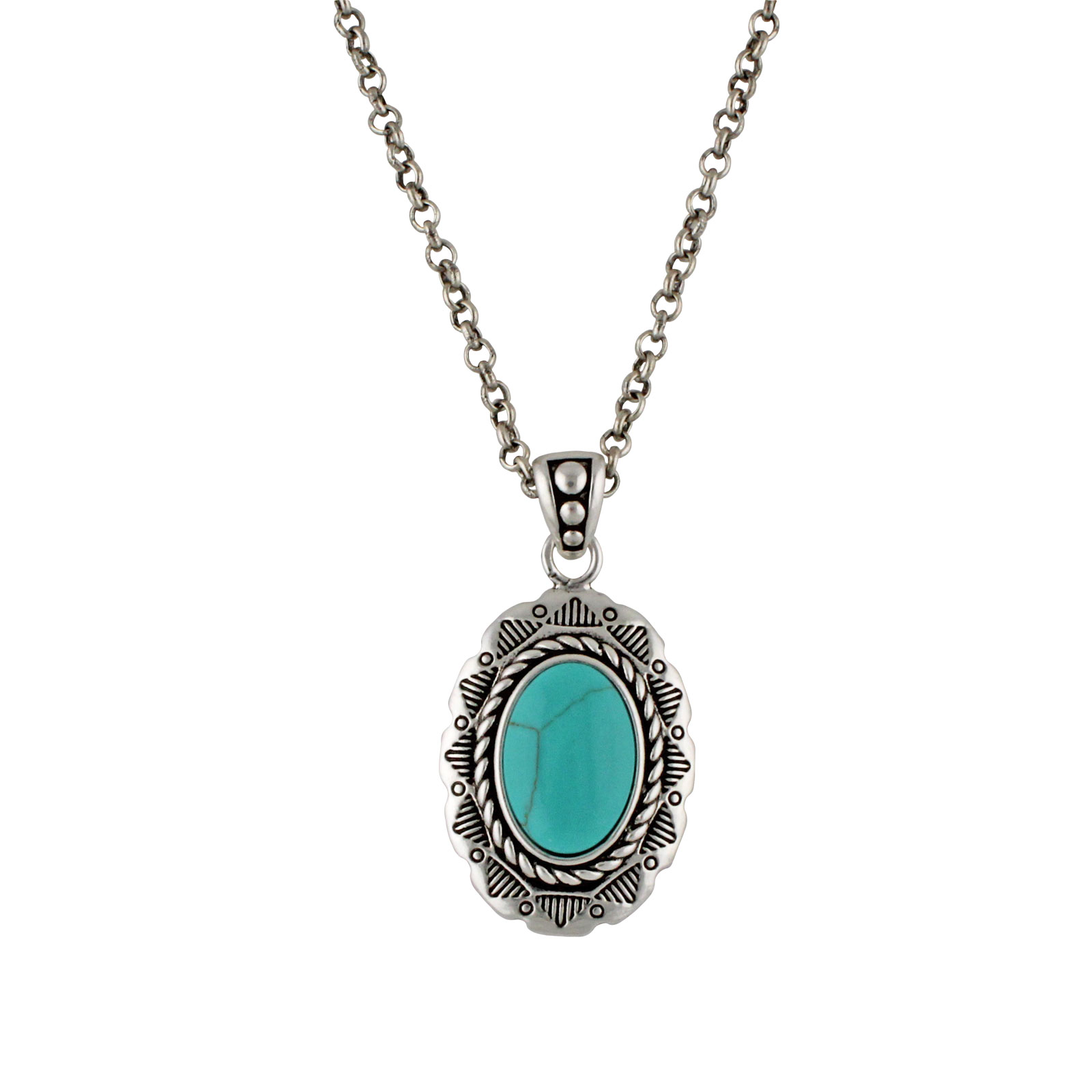 Long hotsell turquoise necklace
