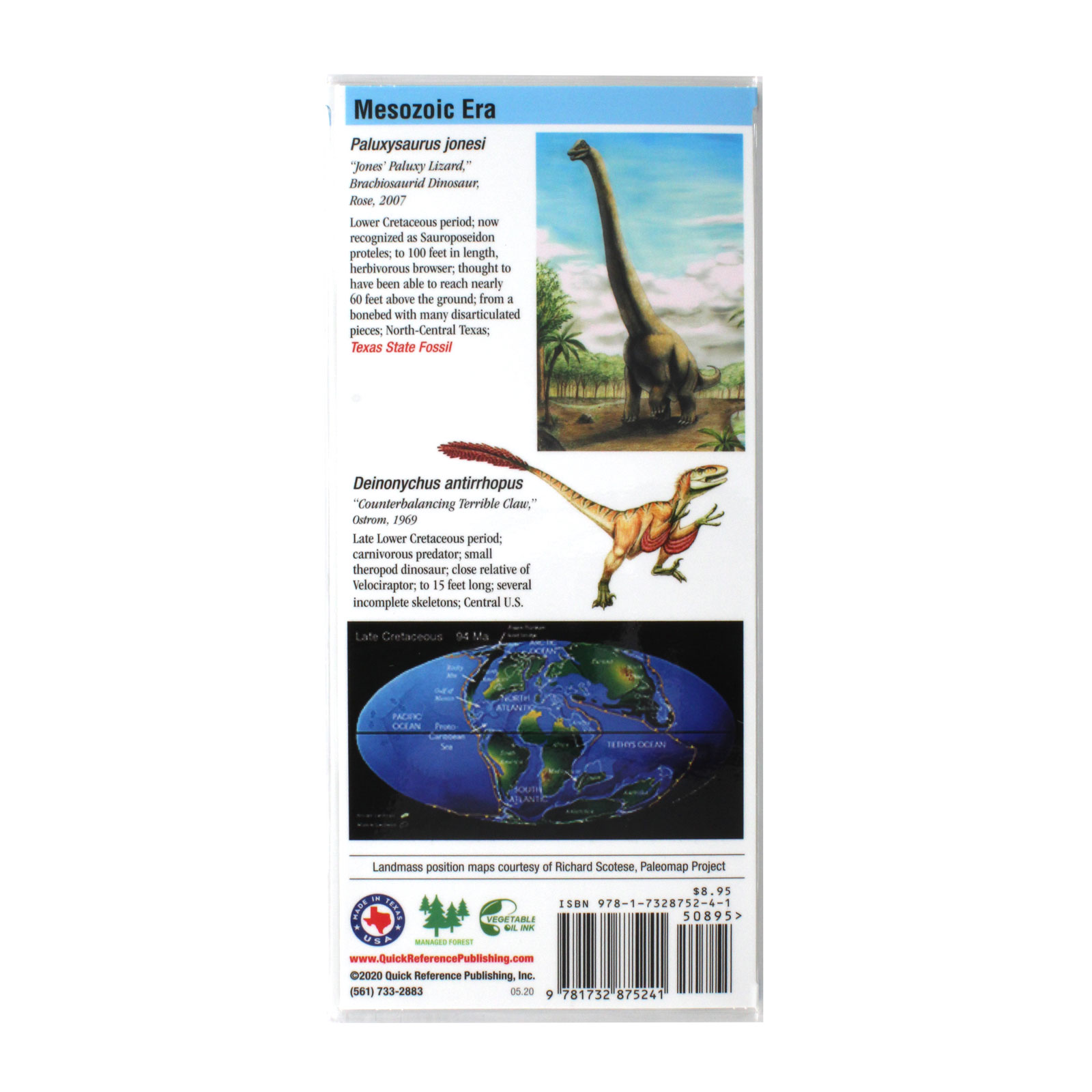 Dinosaurs & Other Prehistoric Animals of Texas Reference Guide