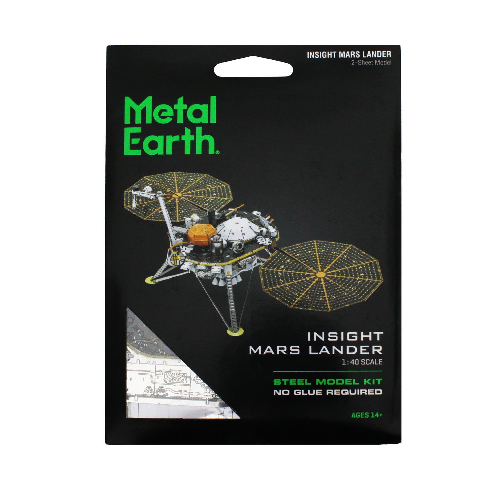 NASA Insight Mars Lander Metal Earth Steel Model Kit NEW SEALED #MMS193 