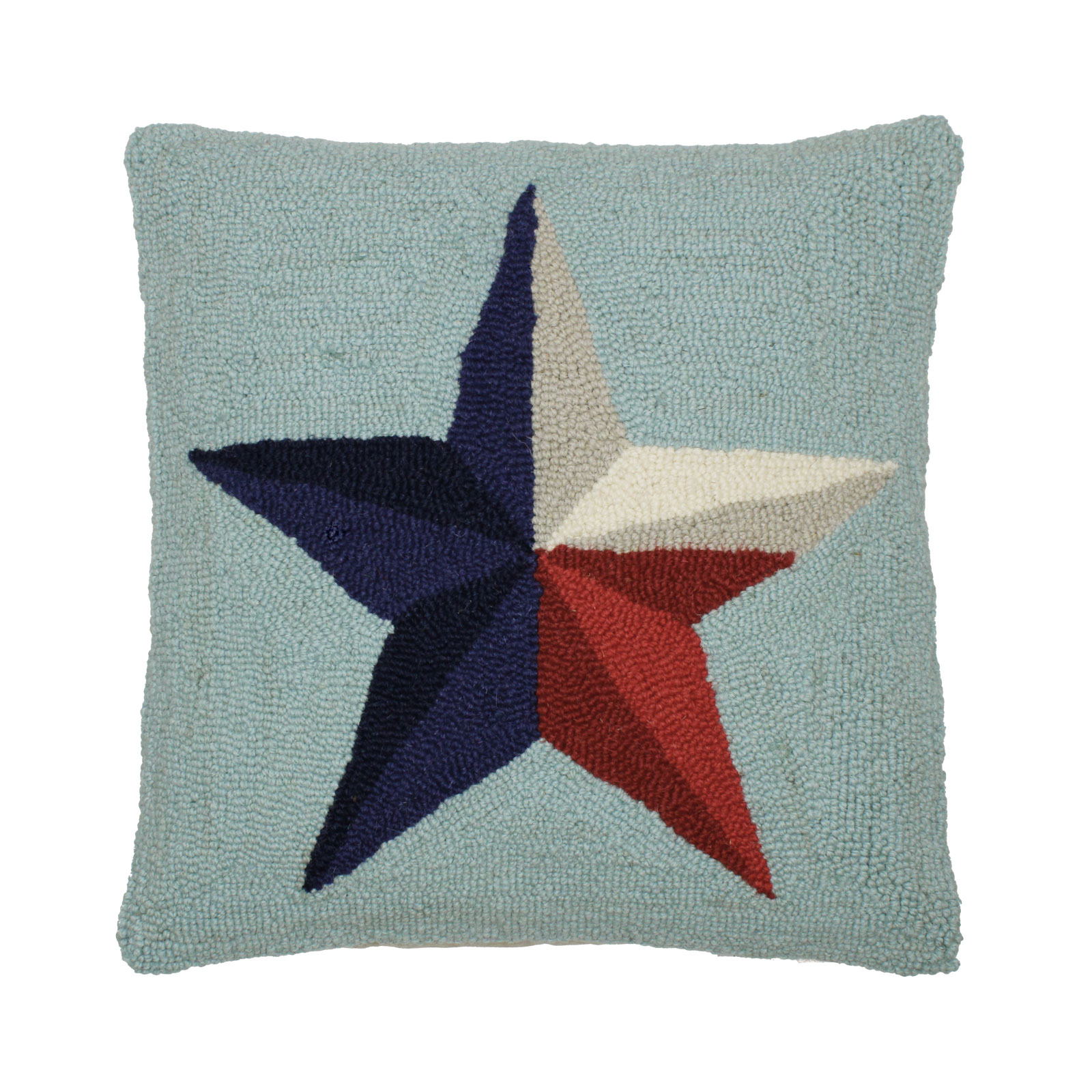 Texas Flag Star Hook Pillow