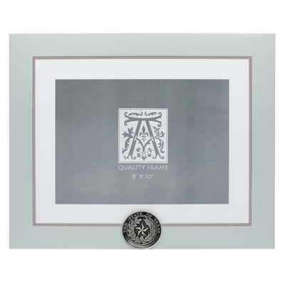 State Seal Metal Picture Frame - Silver - 8x10 Horizontal