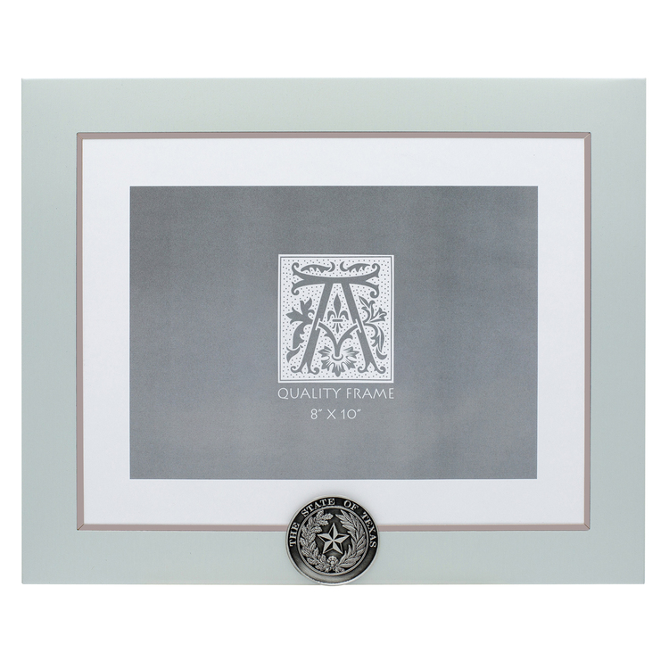 State Seal Metal Picture Frame - Silver - 8x10 Horizontal
