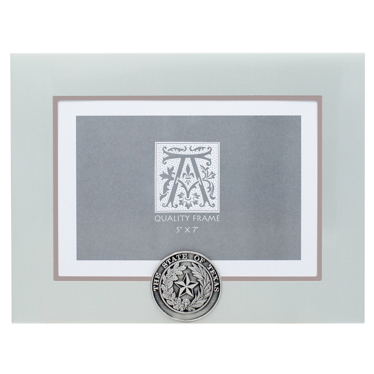 State Seal Metal Picture Frame - Silver - 5x7 Horizontal