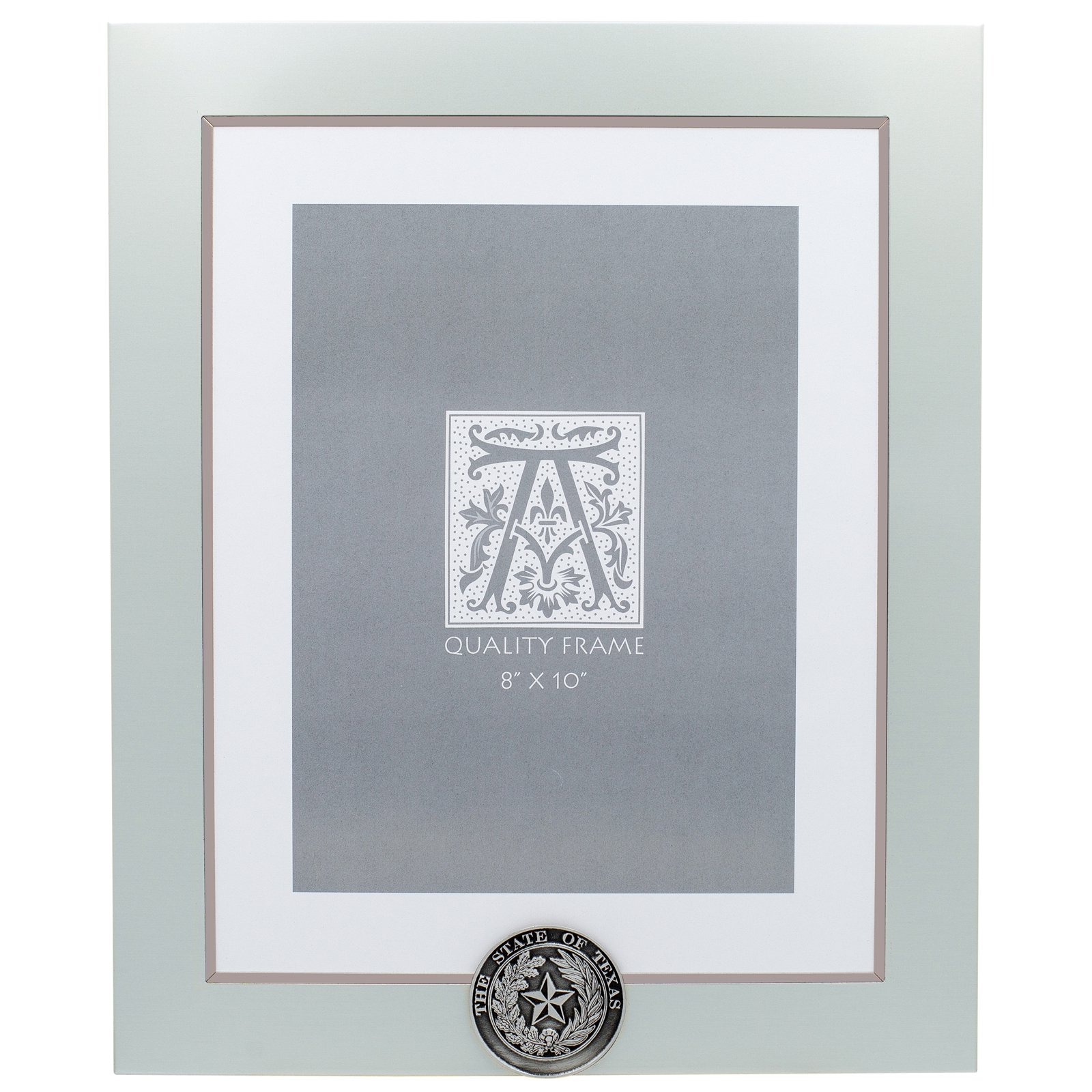 State Seal Metal Picture Frame - Silver - 8x10 Vertical