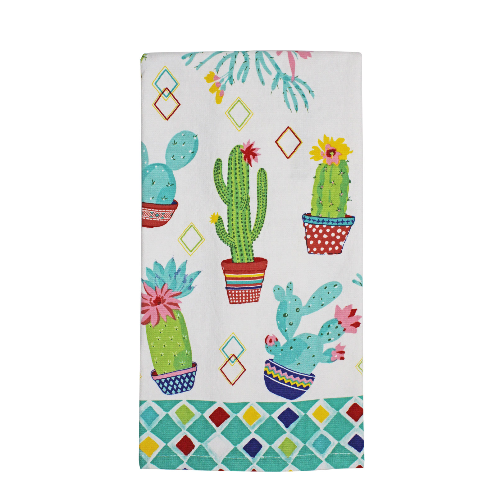 3 Cactus and Longhorn Towel 