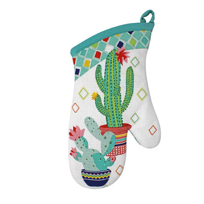 Cactus Garden Oven Mitt