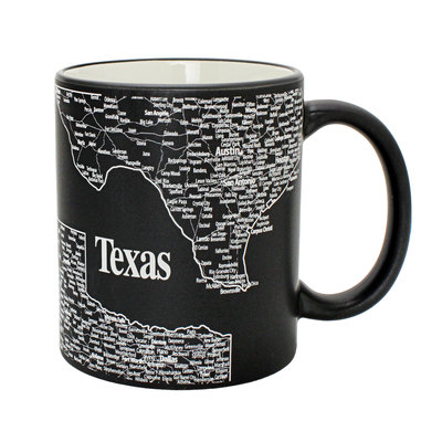 Mug Texas Map Boxed