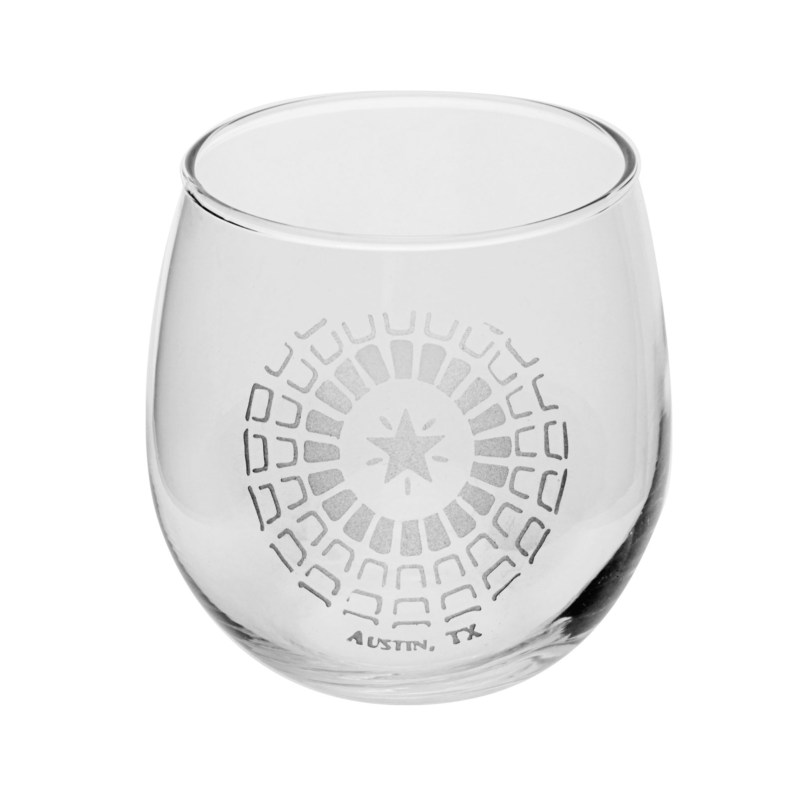 Ethos 8oz Custom Etched Stemless Wine Glass 762997-C-2