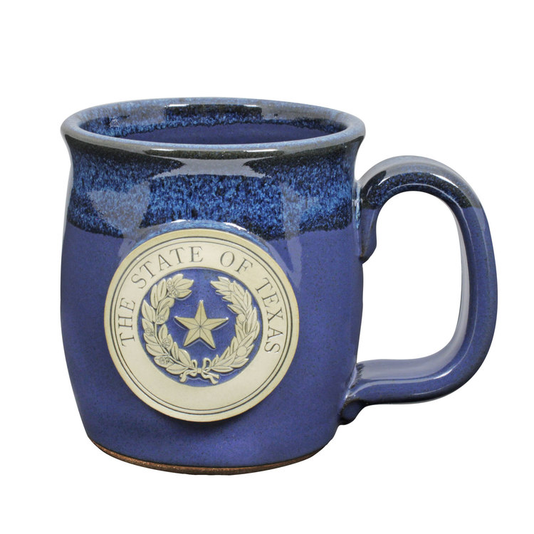 Texas State Seal Stoneware Mug - Midnight Madness