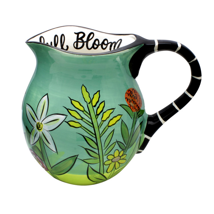 Live Life in Full Bloom Pitcher