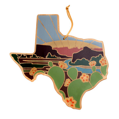 Southwest Texas Shaped Cutting Board