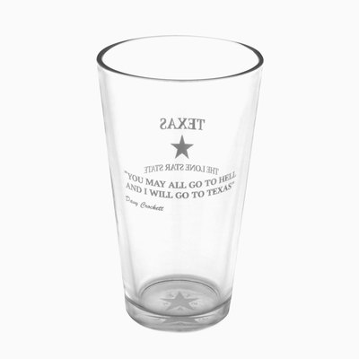 Crockett Quote Pint Glass Set