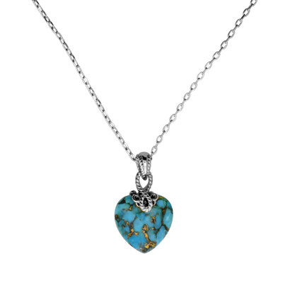 Turquoise Heart Necklace