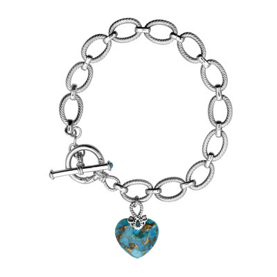 Turquoise Heart Bracelet