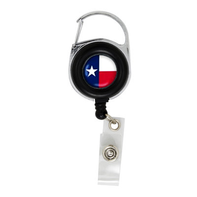 Texas State Flag Badge Reel