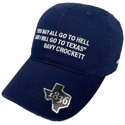 Davy Crockett Quote Baseball Cap
