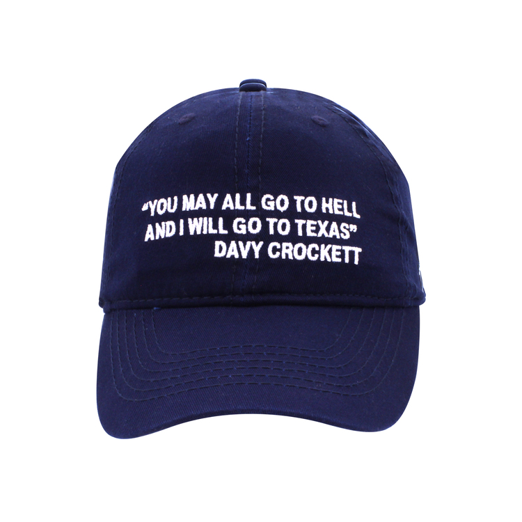 Davy Crockett Quote Baseball Cap