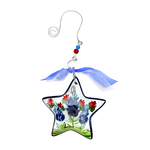 Bluebonnet Puff Ornament