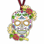 Sugar Skull Christmas Ornament