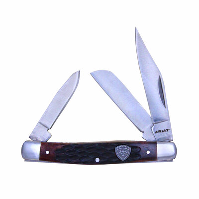 Ariat® Three Blade Pocket Knife