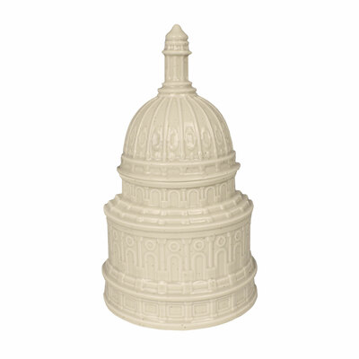 Texas Capitol Porcelain Candy Jar