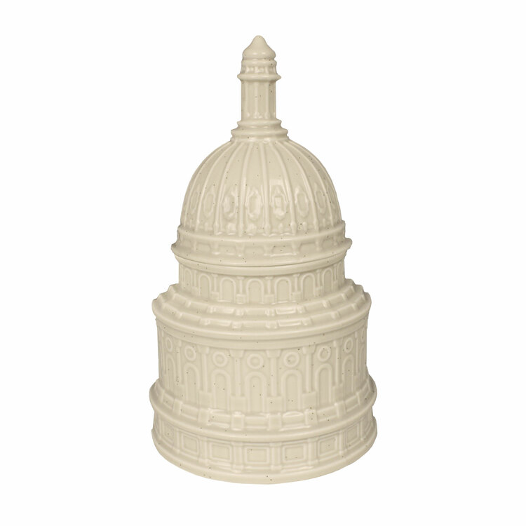 Texas Capitol Porcelain Candy Jar