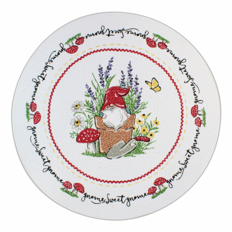 Garden Gnome Border Placemat