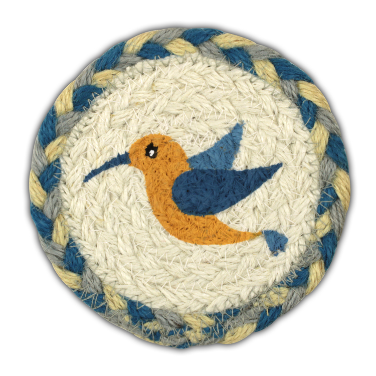 Hummingbird Braided Coaster