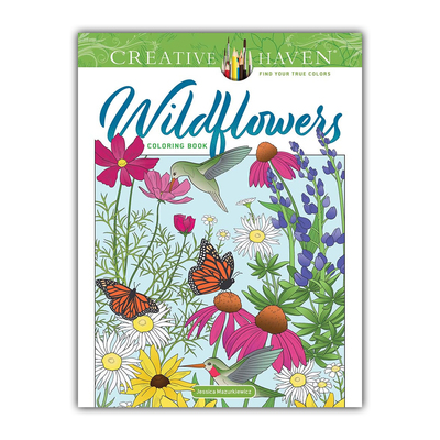 Creative Haven Wildflowers Coloring Book