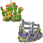 Texas Wildflower Ornament Bundle