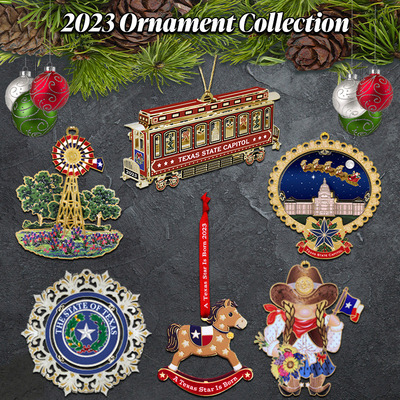 2023 Ornament Texas Capitol Ornament Collection Bundle