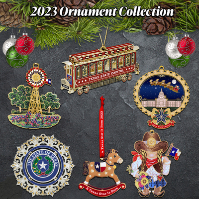 2023 Ornament Texas Capitol Ornament Collection Bundle