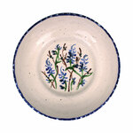 Texas Wildflowers Hand Painted Bowl