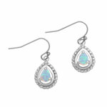 Opal Earrings: River Lights On Ice