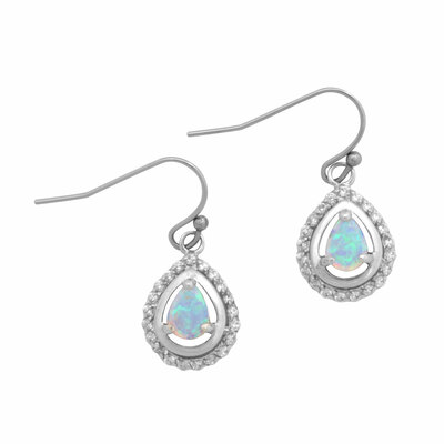 River Lights on Ice Earrings