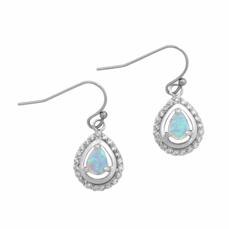 River Lights on Ice Earrings