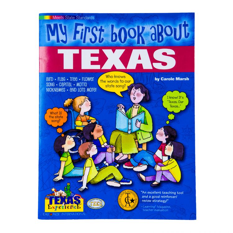 My First Book About Texas Kids Activity Book