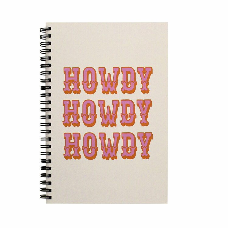 Howdy Spiral Notebook