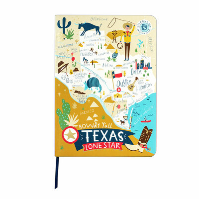 Greetings From Texas Ruled Notebook