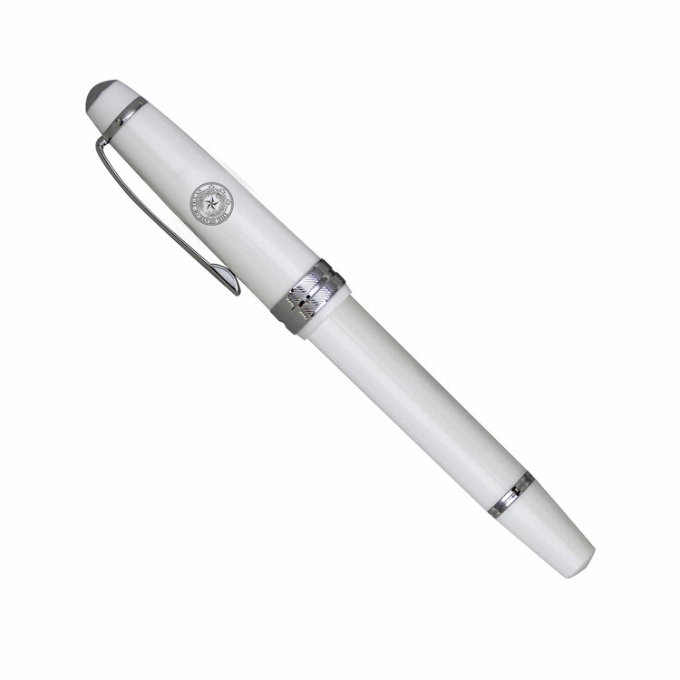 Texas State Seal Bailey Light Rolling Ball Pen - White