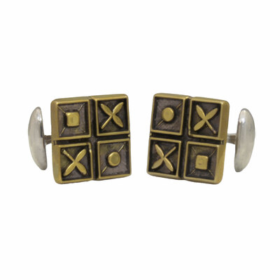 Texas State Capitol Door Hinge Motif Cuff Links