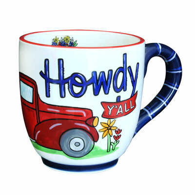 Texas Flag Howdy Truck Mug
