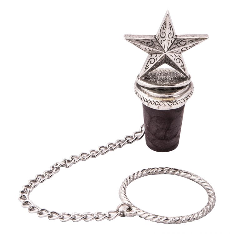 Lone Star Pewter Bottle Stopper