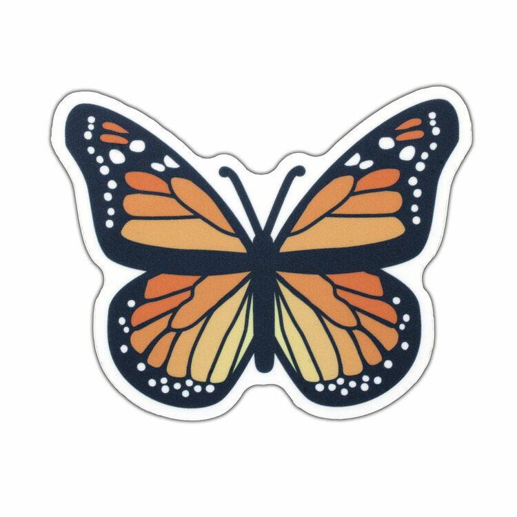 Monarch Butterfly Vinyl Sticker