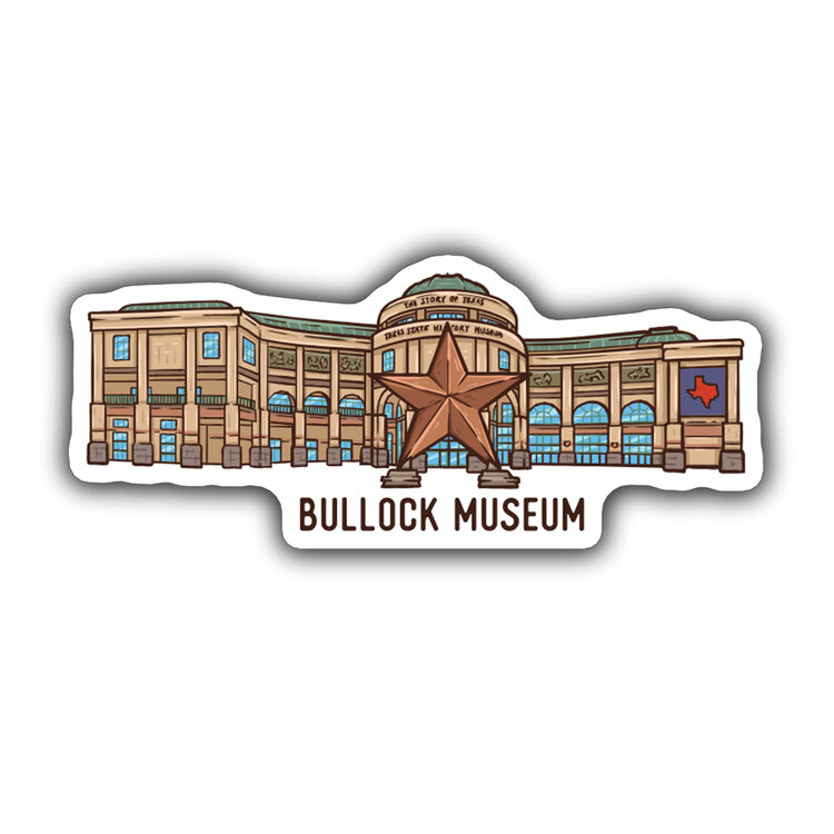 Bullock Museum Vinyl Sticker