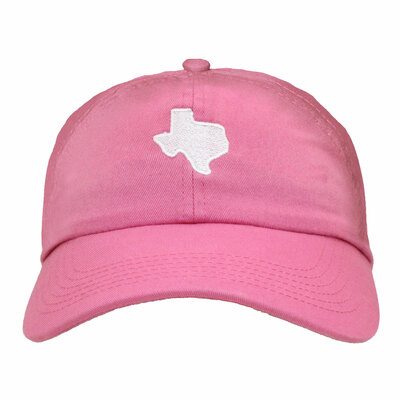 Texas State Pink Twill Cap