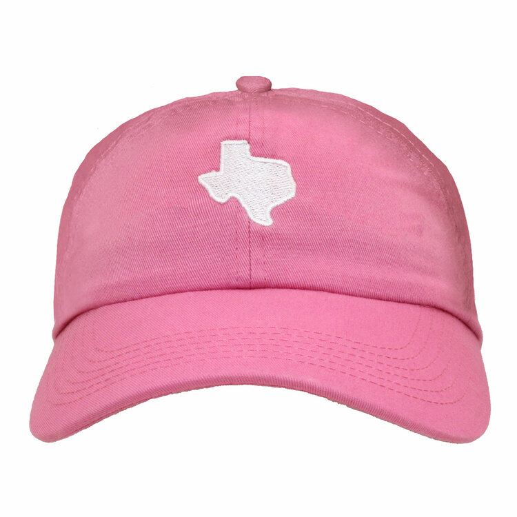 Texas State Pink Twill Cap