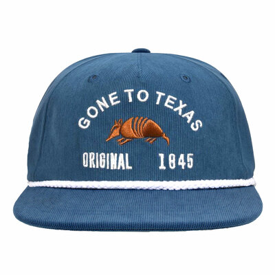  Armadillo Blue Corduroy Cap