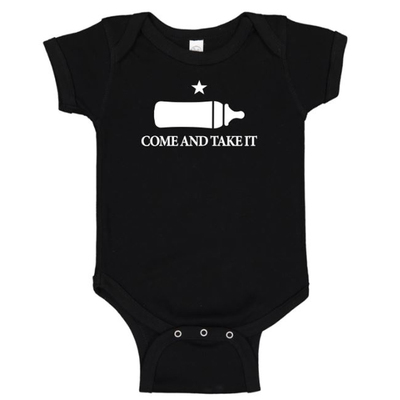 Black Come And Take It Onesie