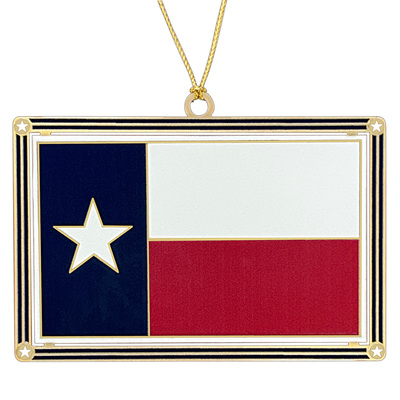 Texas Flag Ornament